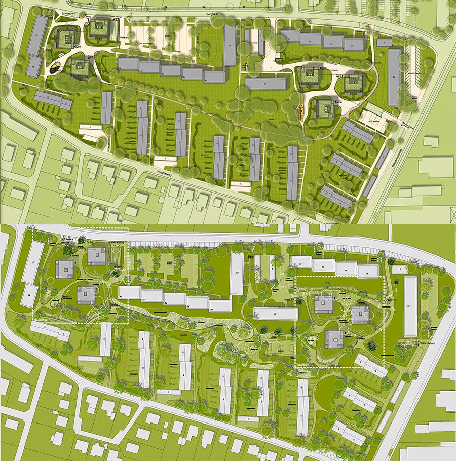 Lageplan des Projektes